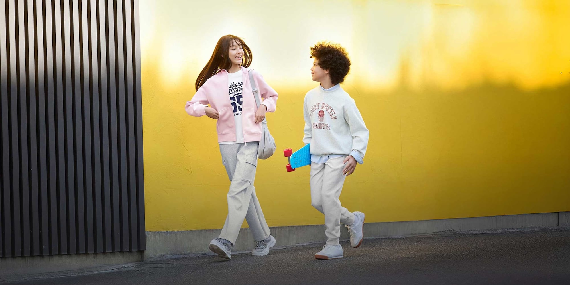 Fun designs and comfy fabric to take little ones everywhere.