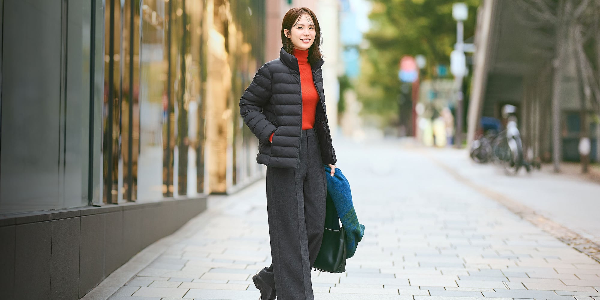 Hollow fibres trap warm air to keep you comfortable.