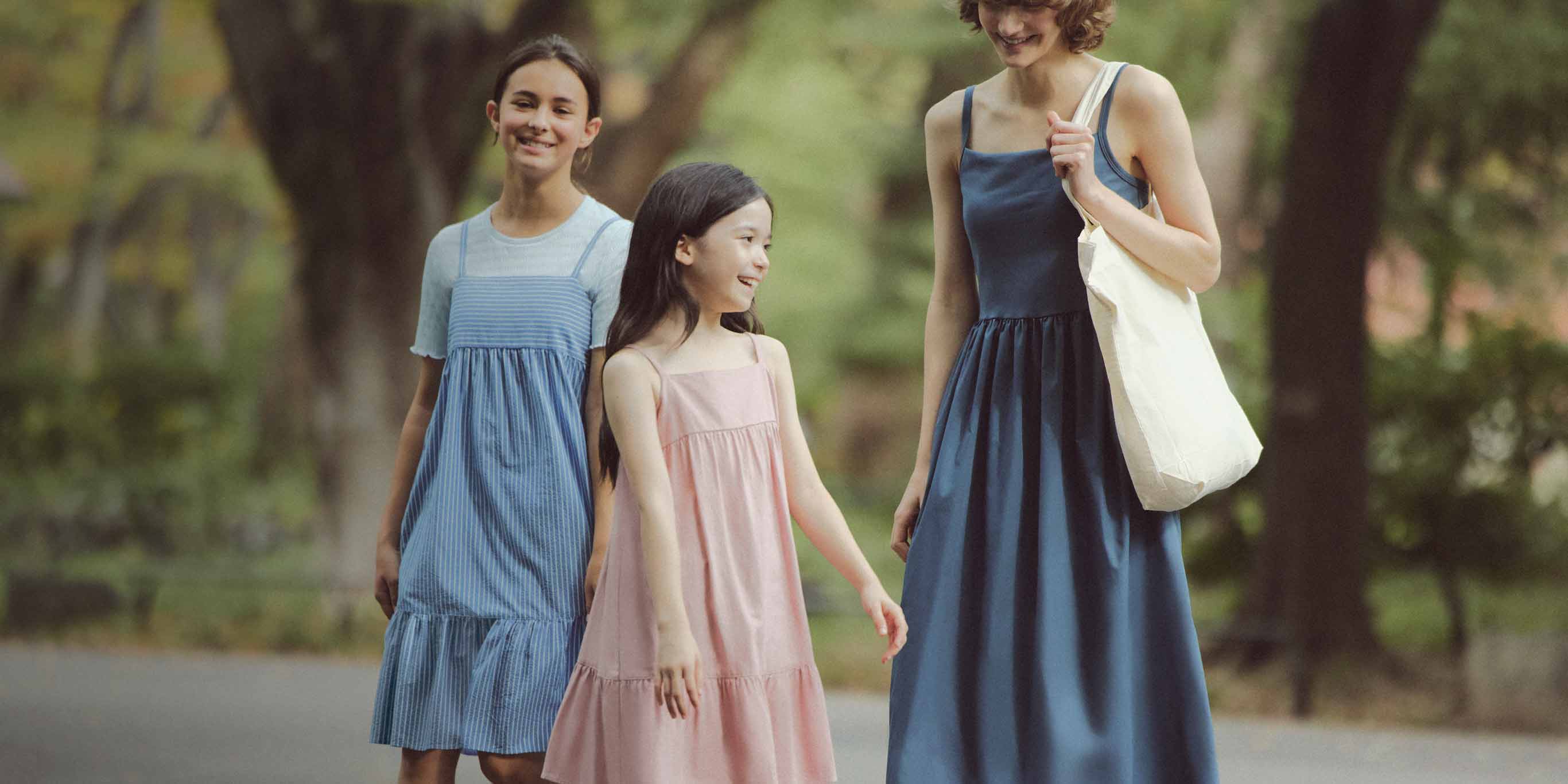 Shop our lineup of kid-approved dresses 
with added comfort functionalities.