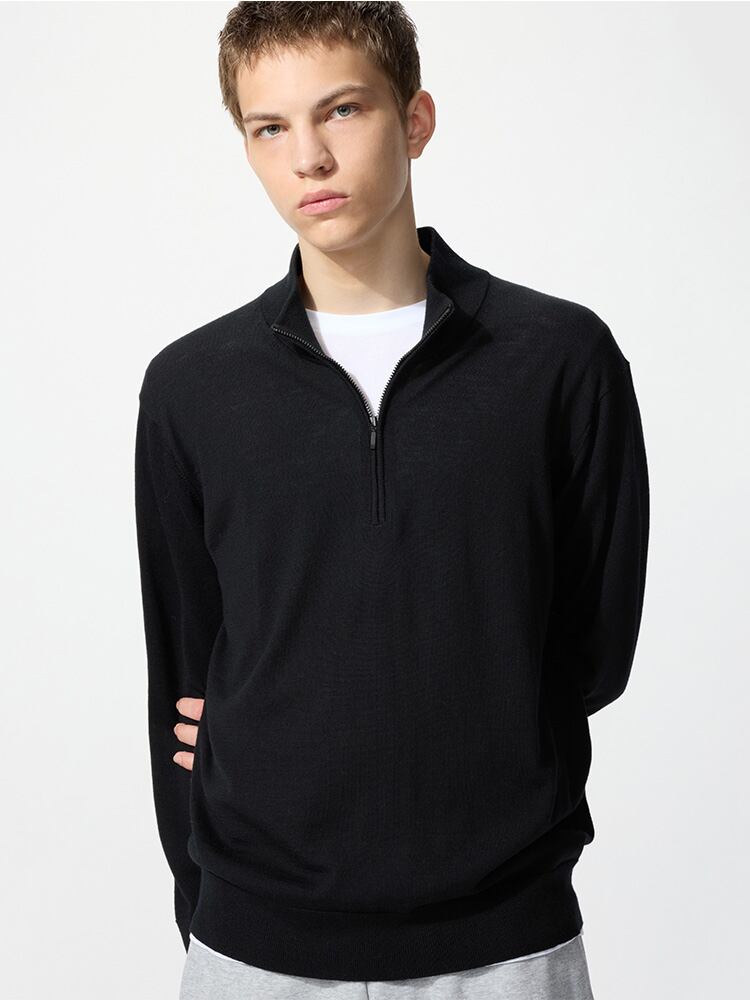 Men's Australian Merino Knitted Polo Shirt