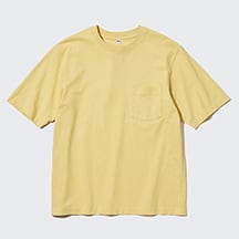 Oversized pocket crew neck H/S T -shirt