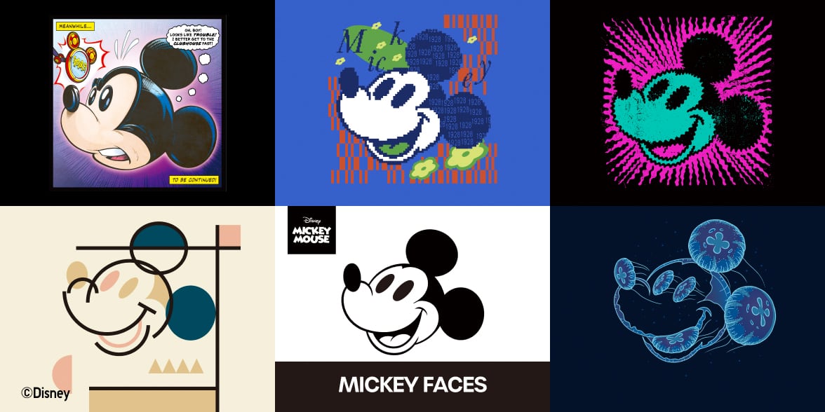 Mickey faces