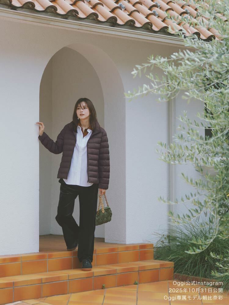 朝比奈彩が着こなすユニクロの上着コレクション 画像01