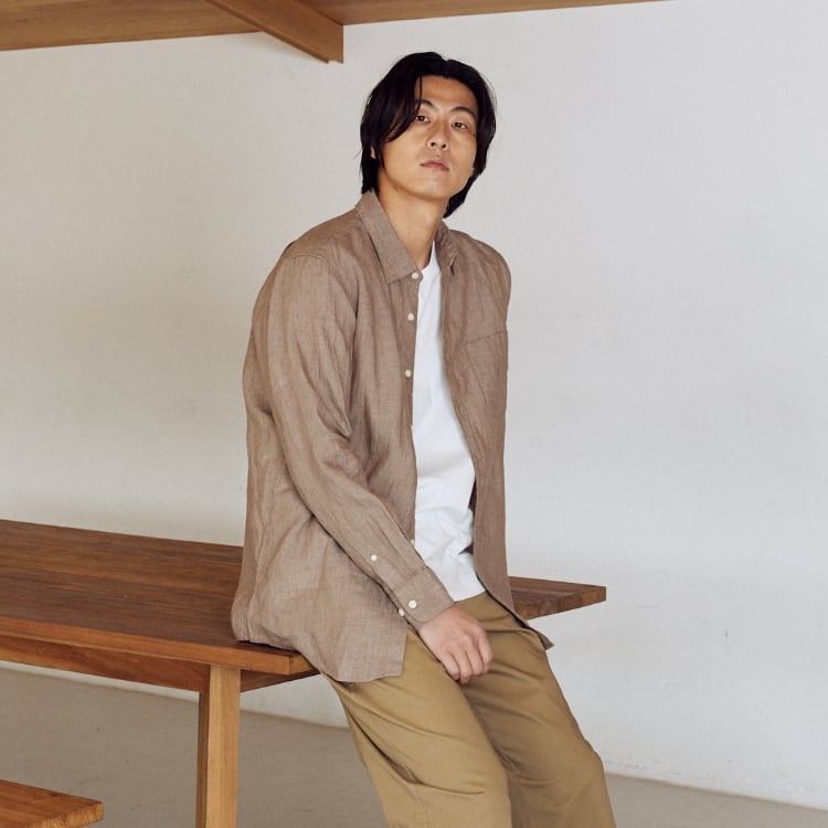 사진가의 데일리 리넨 셔츠