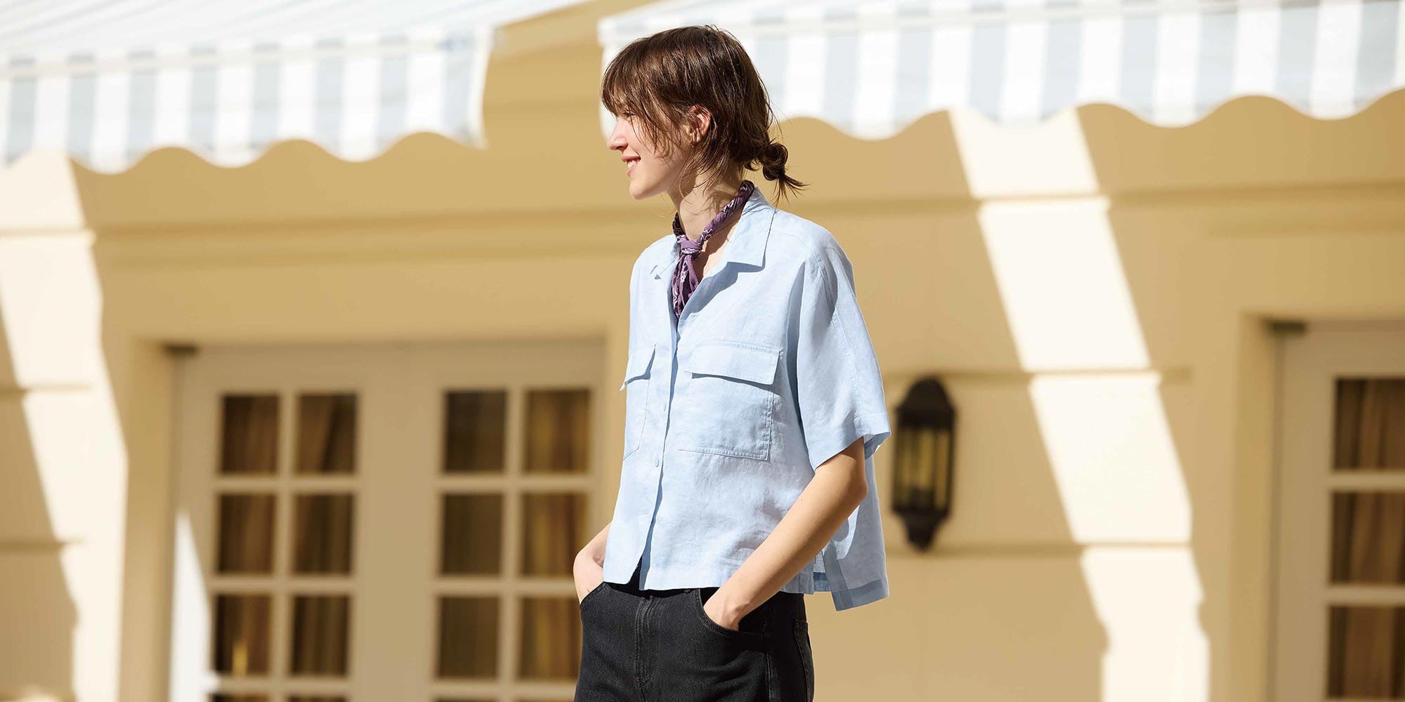 Casual Shirts | Premium Linen Skipper Boxy Shirt