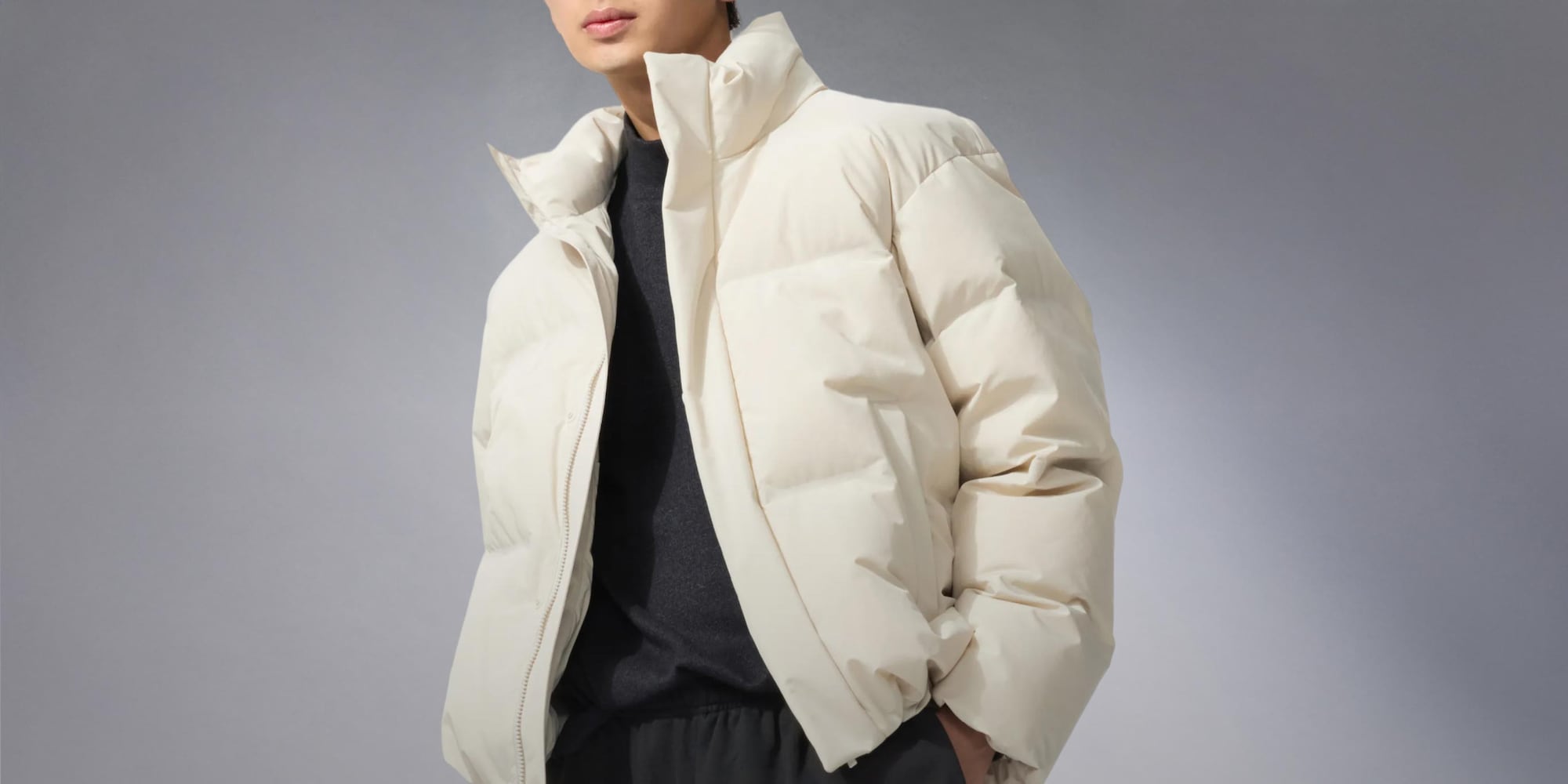 Shop the season’s best deals.
Seamless Down Jacket