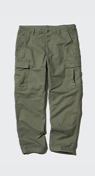 タックワイドパンツ