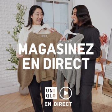 An image of UNIQLO EN DIRECT : Une expérience d'achat EN DIRECT
