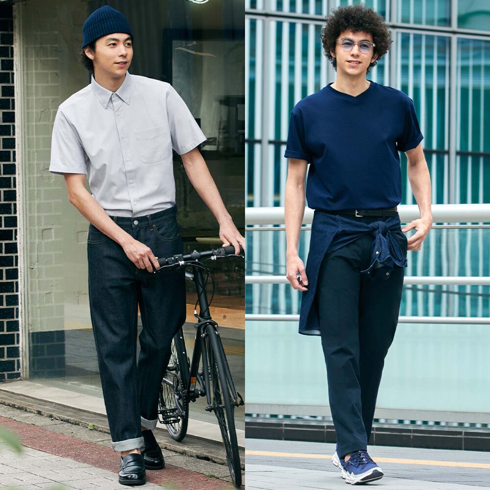 色数を抑えたミニマルさが、コーデを洗練させる
