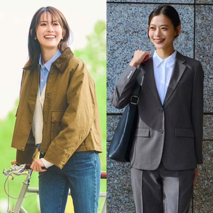 はおるだけで、気持ち上向く ユニクロの上着。 キービジュアル