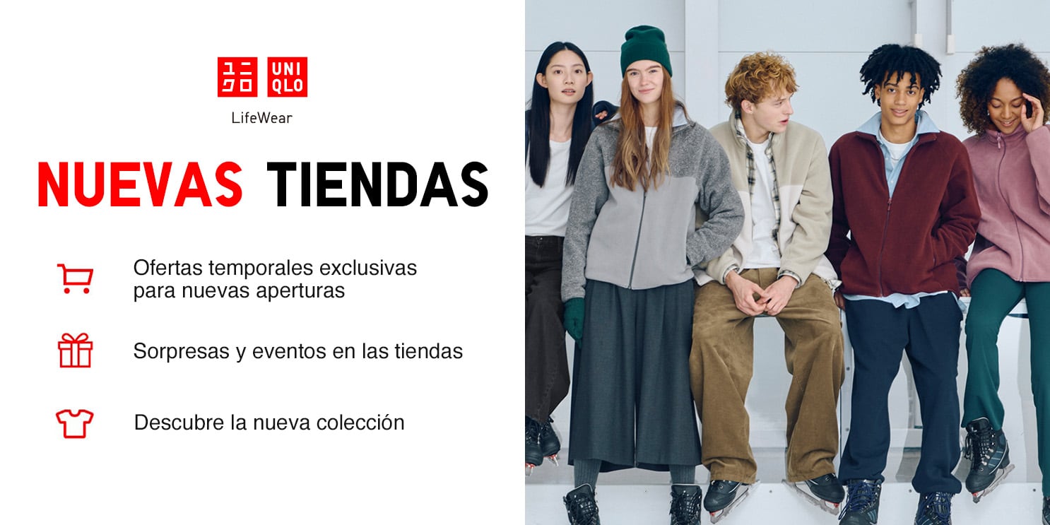 banner con las palabras NUEVAS TIENDAS