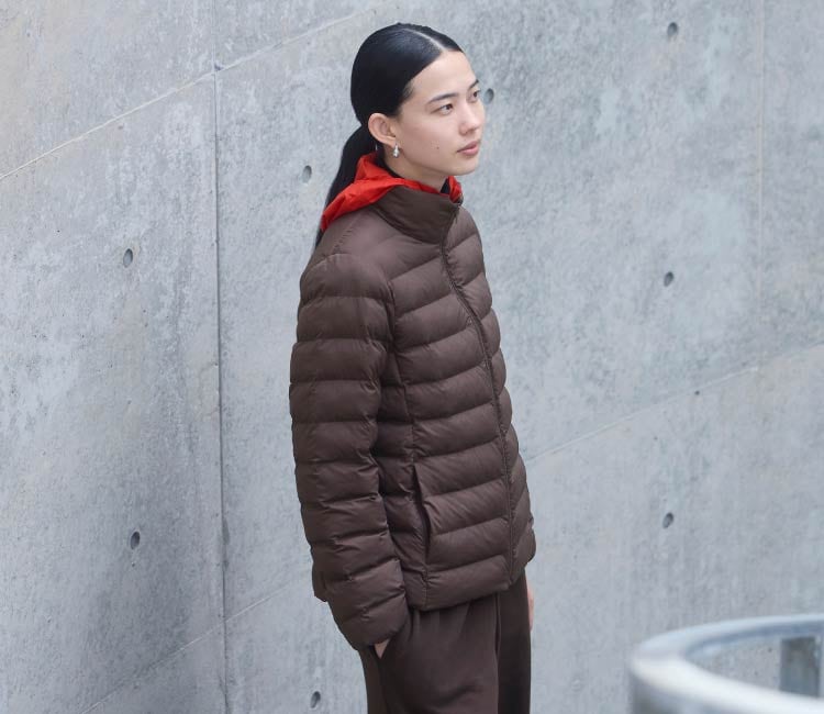 冬の寒さもこれ一枚 モデル画像