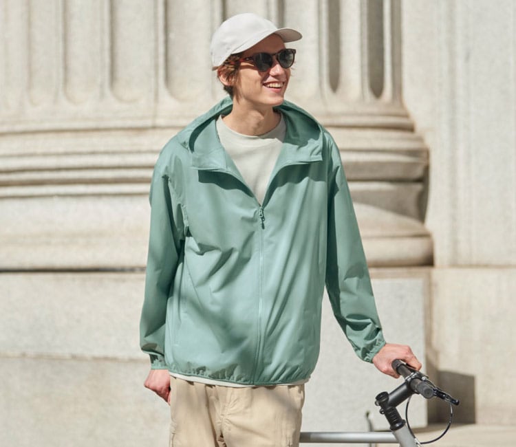 冬の寒さもこれ一枚 モデル画像