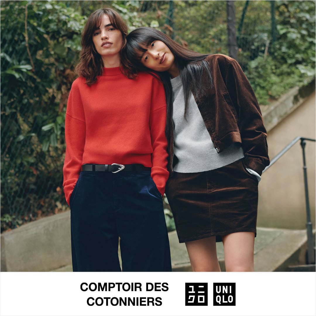 UNIQLO and COMPTOIR DES COTONNIERS