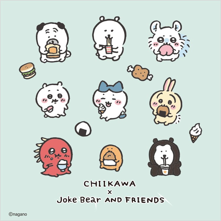 CHIIKAWA x JOKE BEAR AND FRIENDS