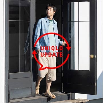 お客様の声によって進化した商品をご紹介。ユニクロアップデートのページはこちらから。