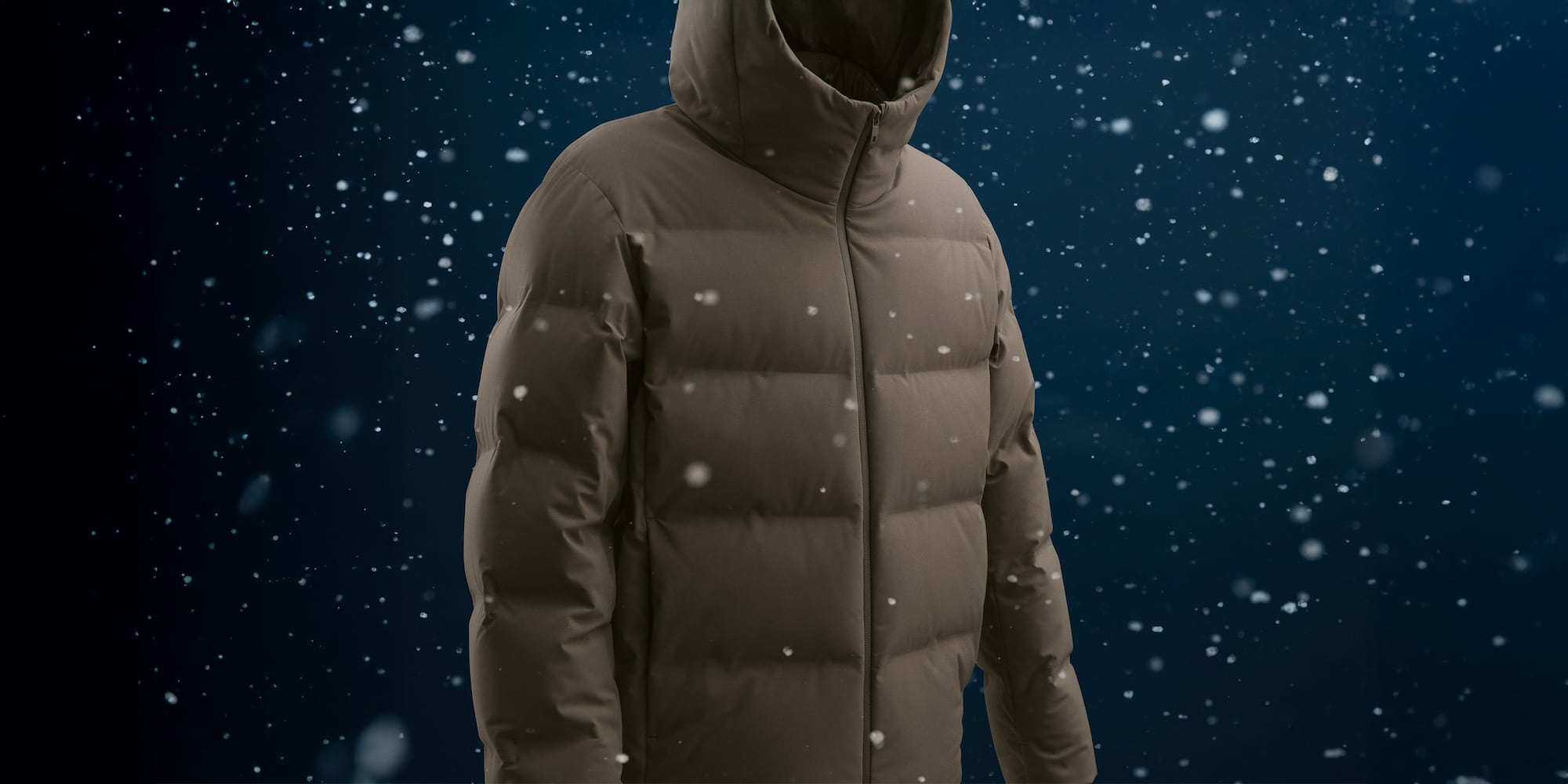 Duvet chaud de première qualité avec un pouvoir de remplissage de 750+.