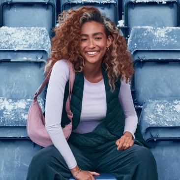 Women Model Wearing Heattech Apparel