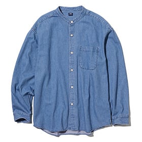STAND COLLAR SHIRT