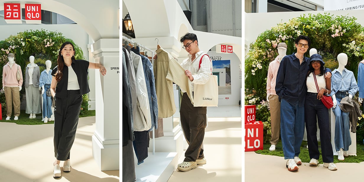 UNIQLO SINGAPORE 2025 SPRING/SUMMER LIFEWEAR COLLECTION POP UP POST EVENT COVEAGE