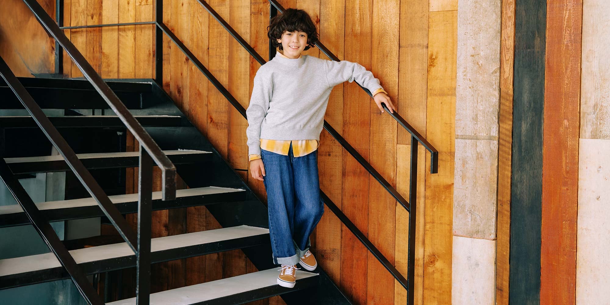 Wide Fit Straight Jeans 