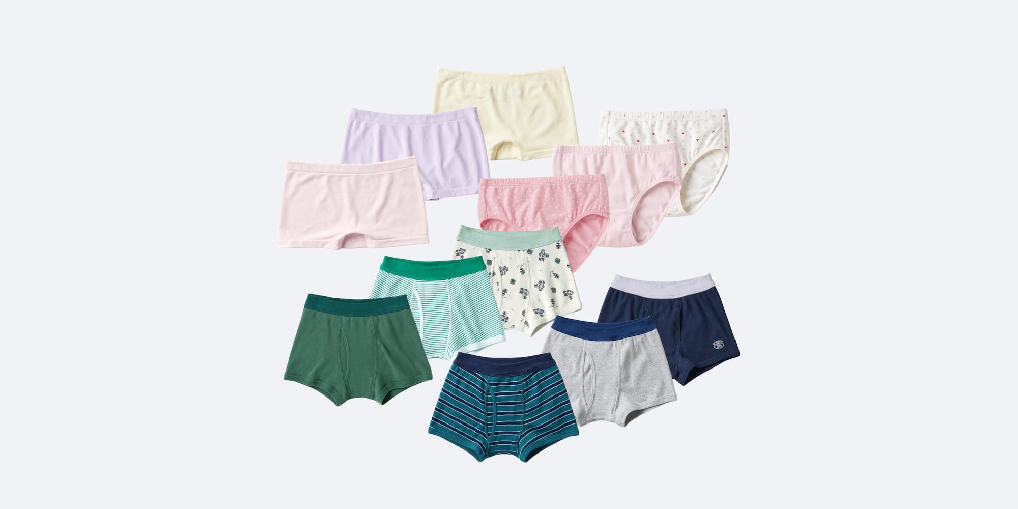 キッズのボクサーブリーフ、ショーツ商品一覧ページはこちらから。