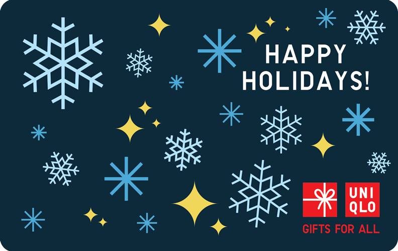 UNIQLO US Gift Cards, Holidays, Birthdays, & More