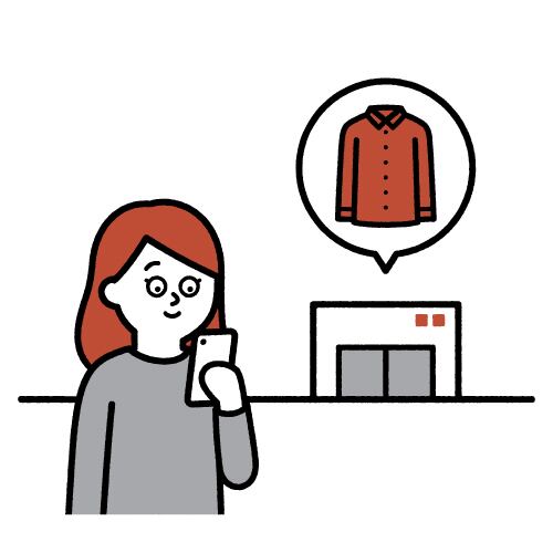 Lewat aplikasi, bisa cek stok produk di toko pilihan Anda sebelum berkunjung