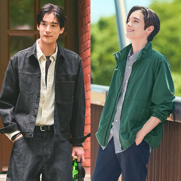 はおるだけで、気持ち上向く ユニクロの上着。 キービジュアル