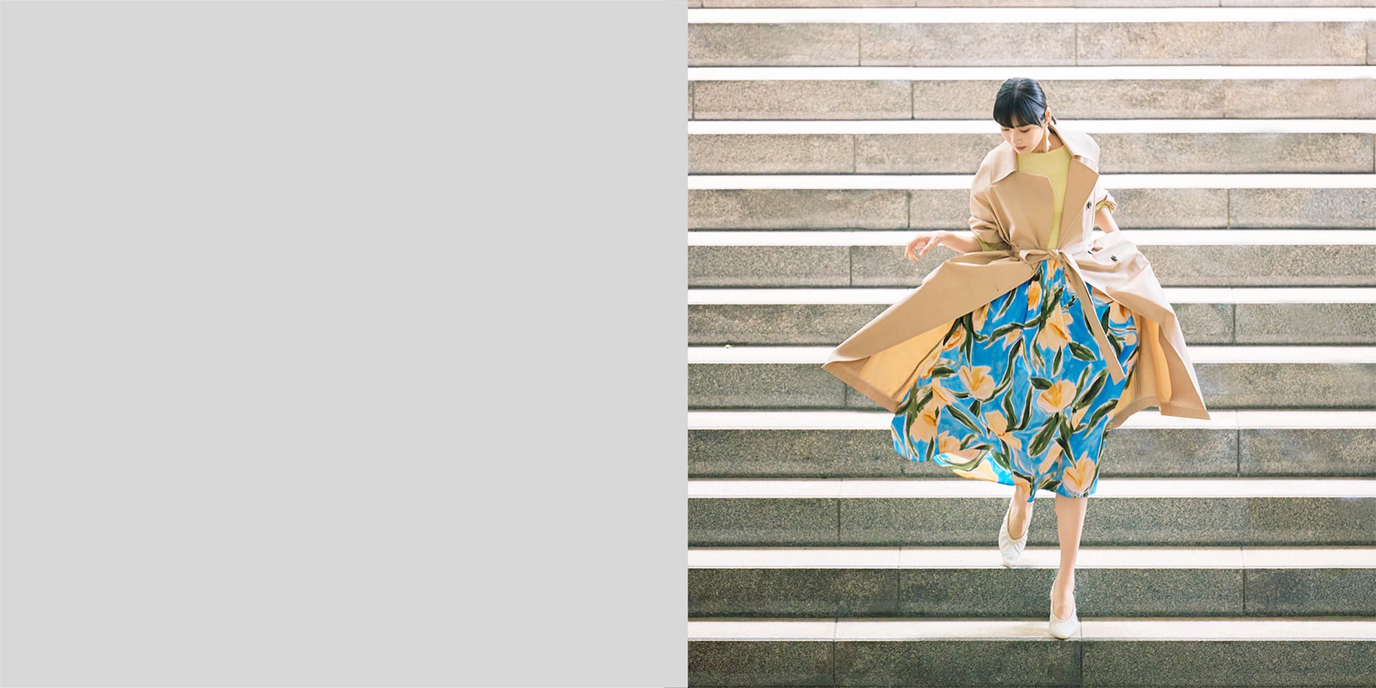 ギャザーボリュームスカート