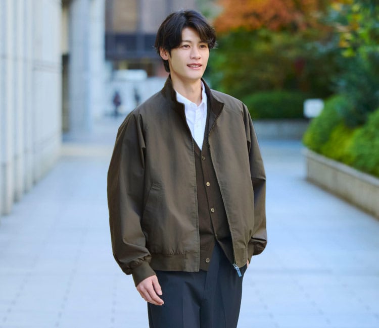 冬の寒さもこれ一枚 モデル画像