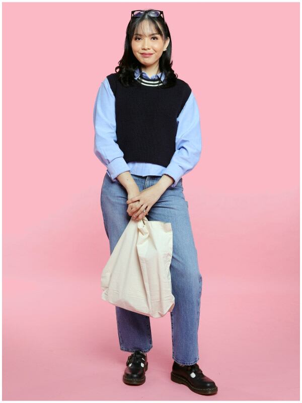 Crew Neck Vest Size M