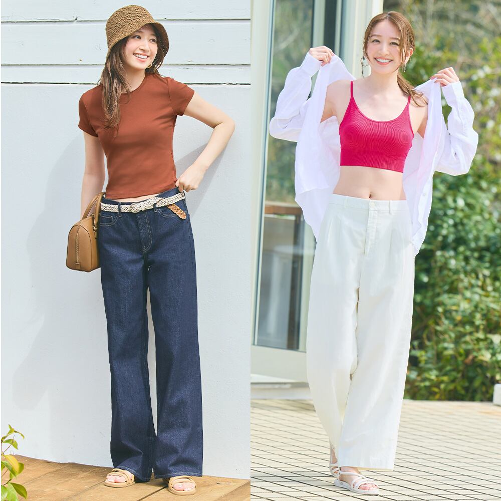 上品カラーで存在感アップ”コンパクトなトップス”