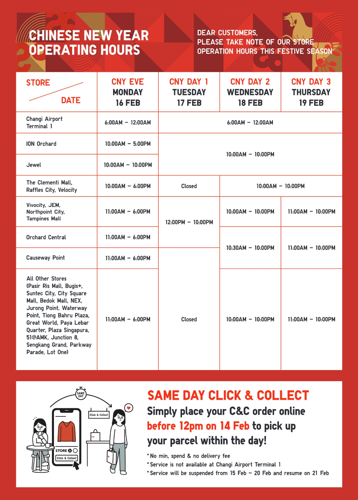 Store Operating Hours