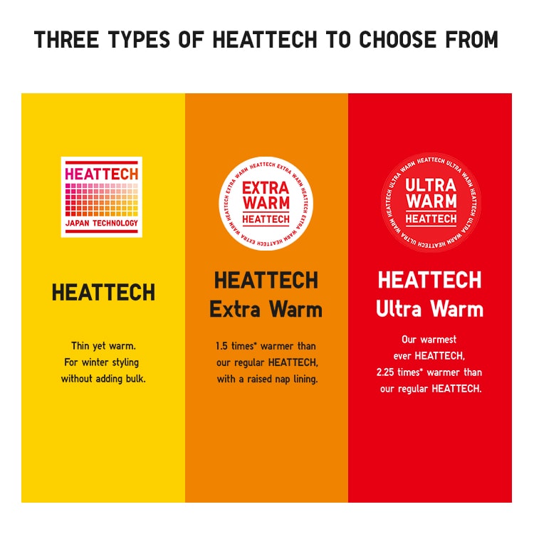 Uniqlo Canada - Our HEATTECH innerwear is available with 3