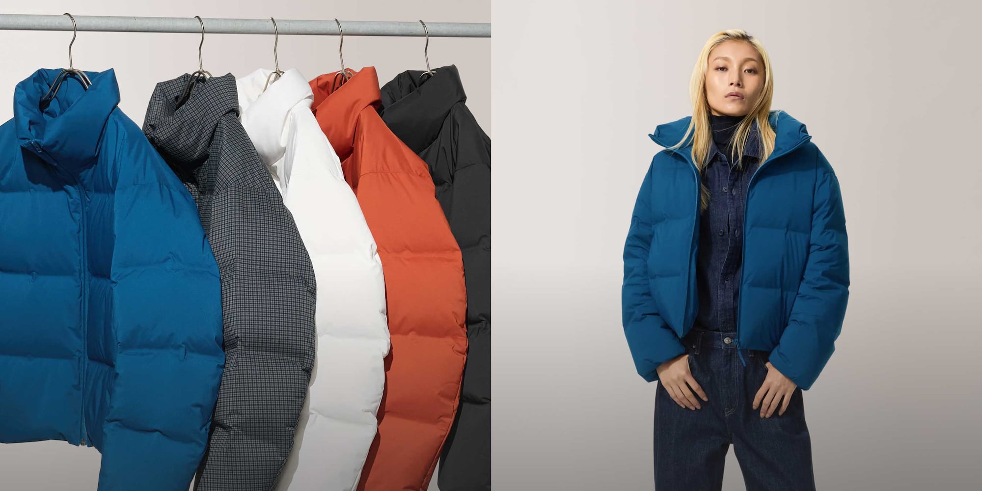 Save on winter essentials, while supplies last.
Seamless Down Short Jacket