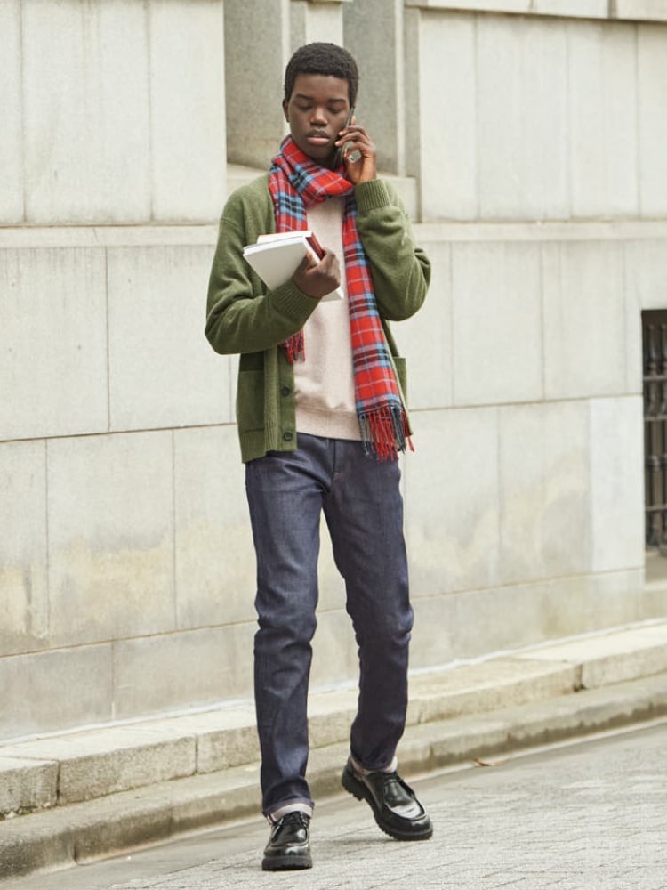 Stretch Selvedge Slim Fit Jeans-03