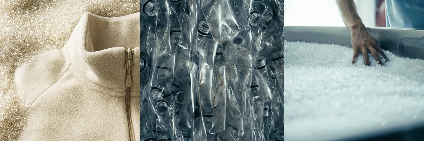 CLOTHING MADE FROM RECYCLED MATERIAL