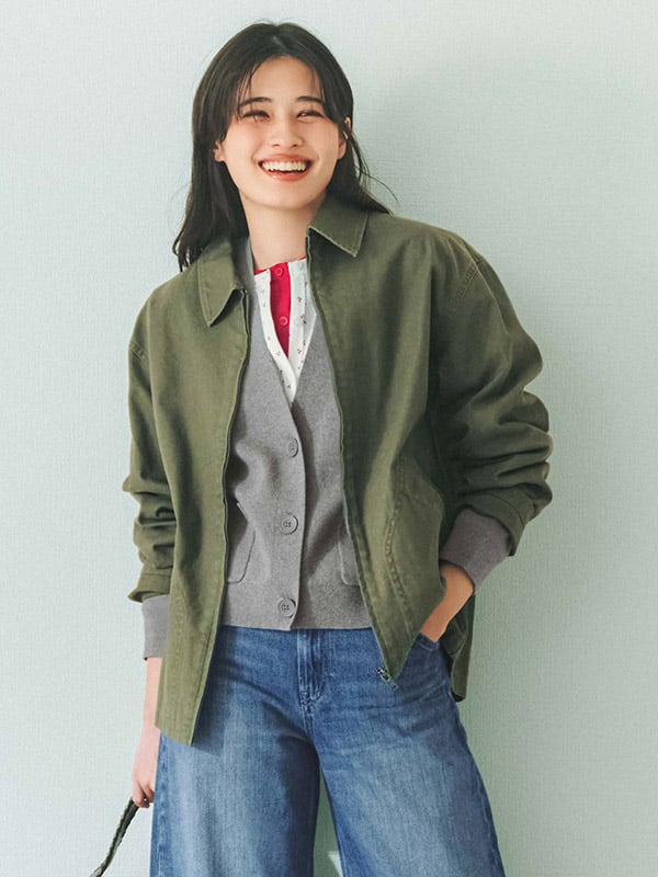 Jaket Blouson Ritsleting