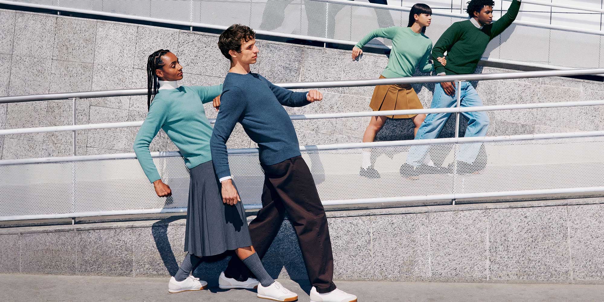 UNIQLO Color-Coded Ensembles