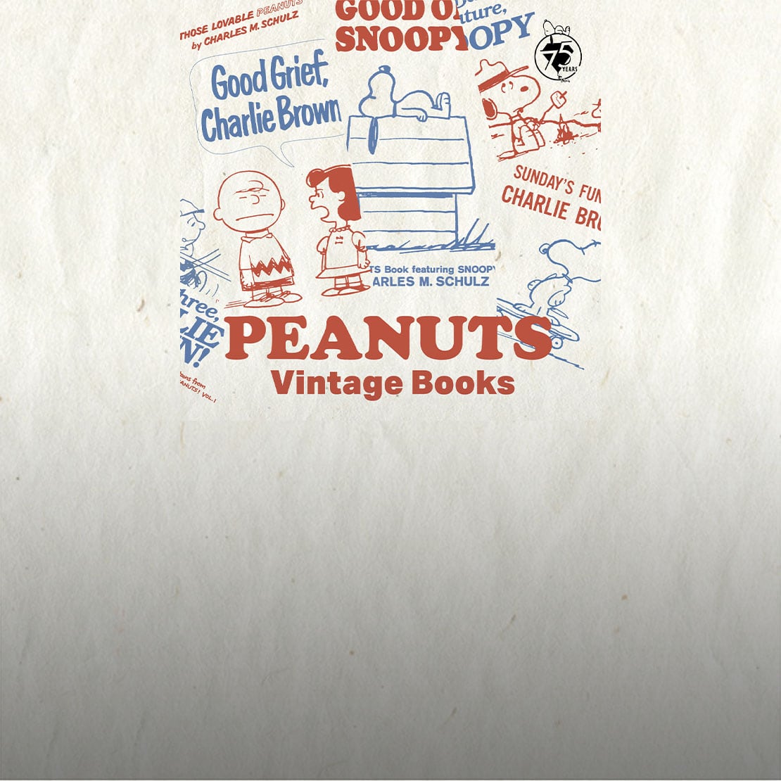 PEANUTS Vintage Books illustrations