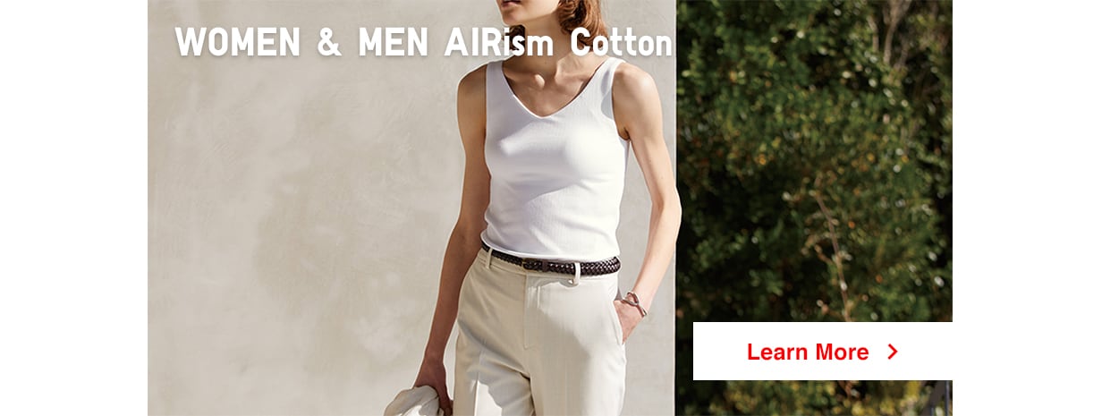 UNIQLO UPDATE - WOMEN & MEN AIRism Cotton