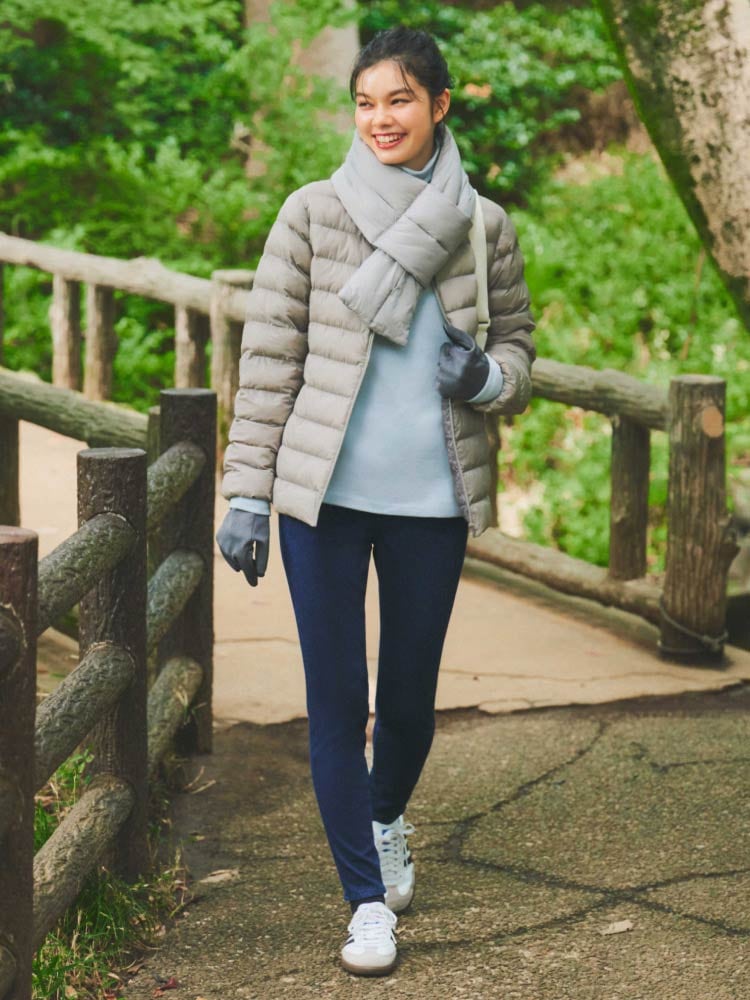 レジャー・旅行_ヒートテックフリースタートルネックT