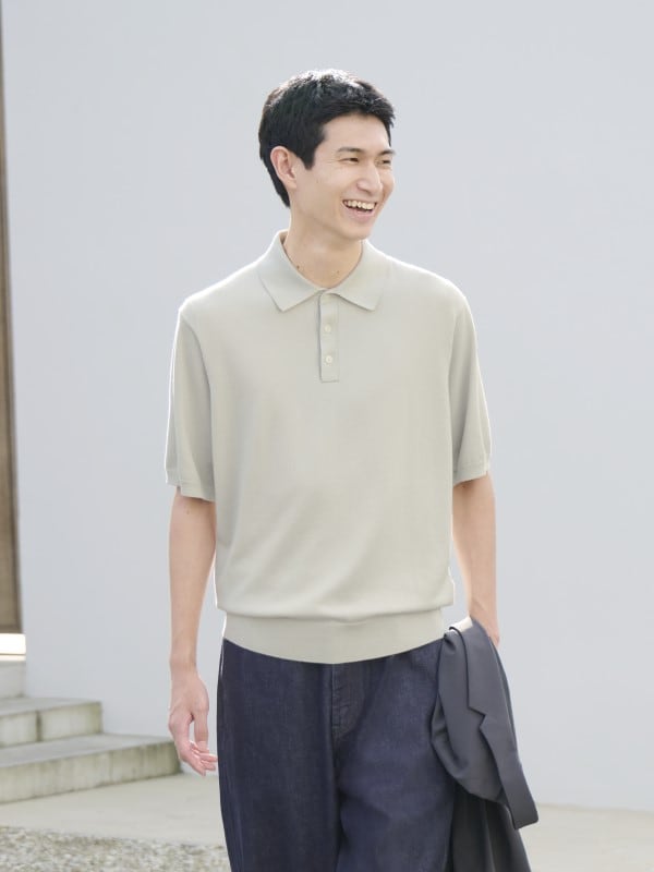 Sweater Polo Rajut Washable