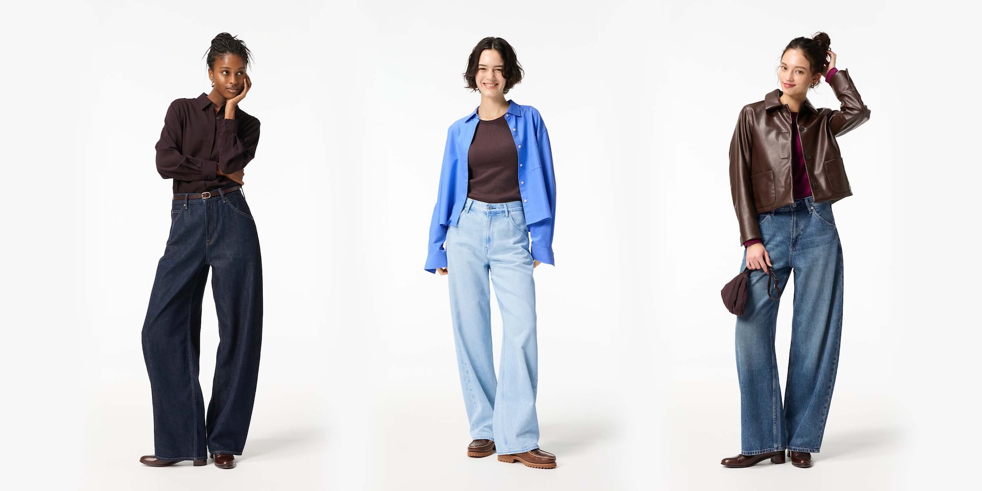 Made from a soft yet durable cotton 
blend in a trendy wide-leg barrel design.