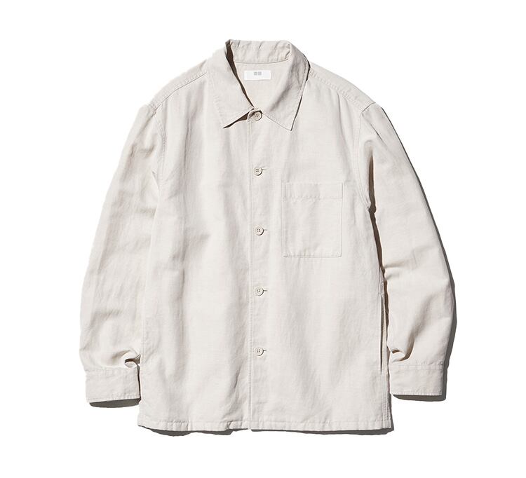 Cotton Linen Shirt Jacket