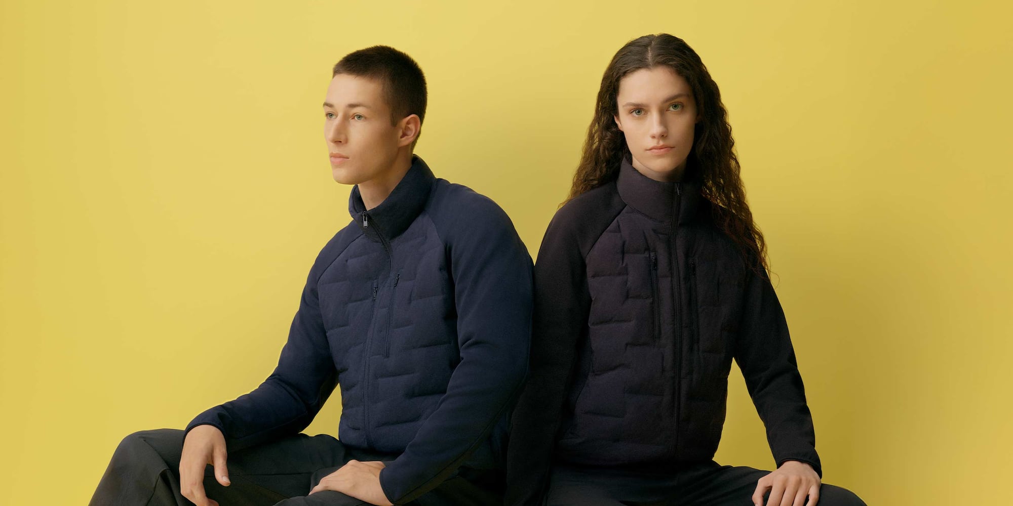two models wearing the Autumn/Winter 2025 Sweden Athlete Collection