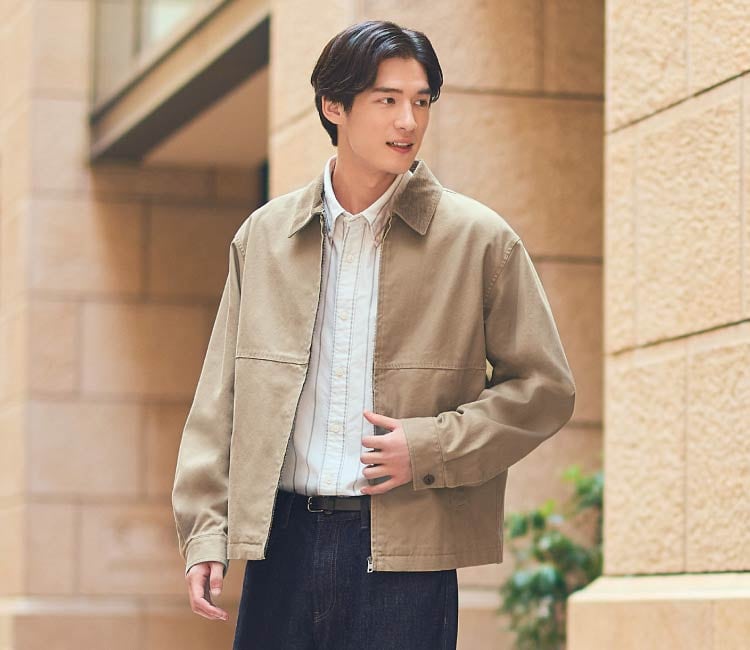 初冬から春先までこれ一枚 モデル画像02