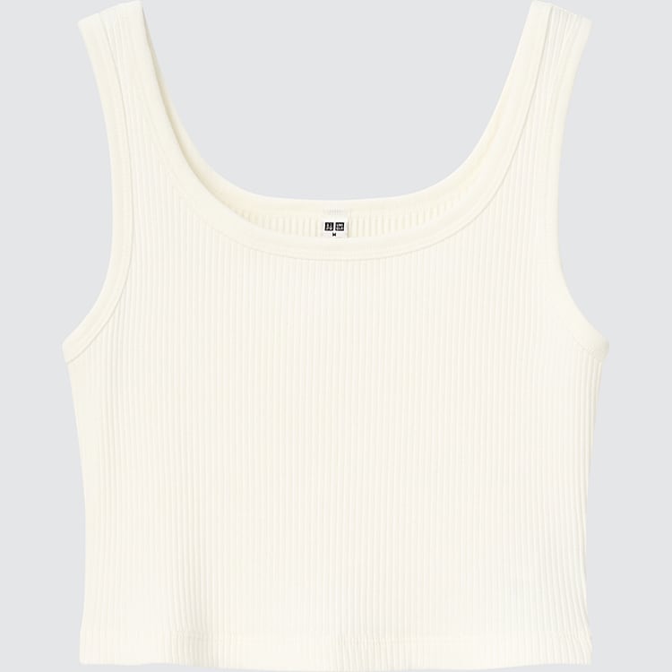 W's ribbed cropped S/S T-shirt