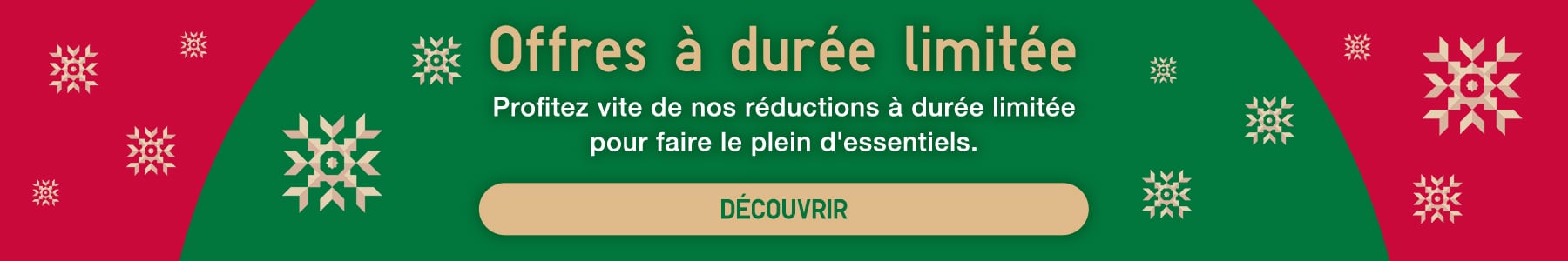 Offres à durée limitée